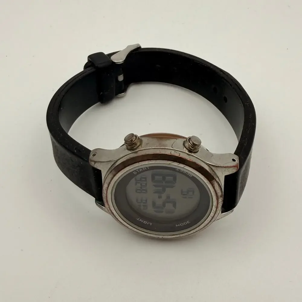 Time and Tru Women's Silver Tone Digital Watch - New Battery